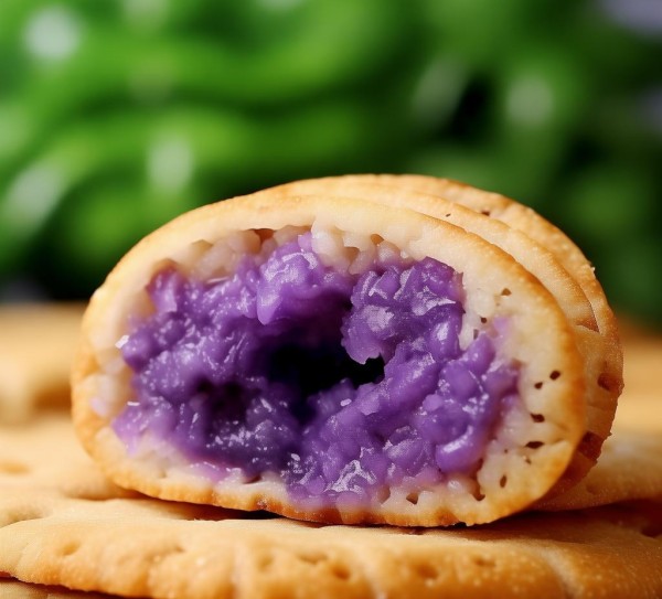 台湾风味米饼，甜蜜紫薯味，一口咬下，新体验尽在口中学！,台湾风味米饼，甜蜜紫薯味，一口咬下，新体验尽在口中学！,美食,第1张