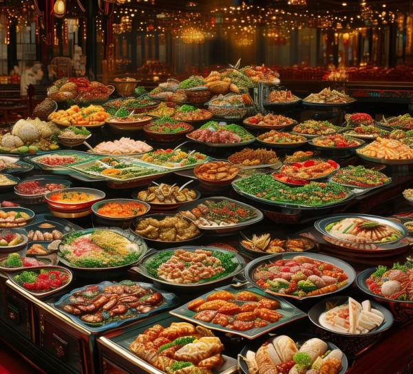 汉巴味德自助盛宴，特色菜品导览，尽享味蕾狂欢之旅,汉巴味德自助盛宴，特色菜品导览，尽享味蕾狂欢之旅,美食,酸辣粉,第1张