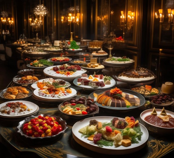 独享美味，60道佳肴的自助餐美食之旅,独享美味，60道佳肴的自助餐美食之旅,美食,自助餐,美食天堂,第1张