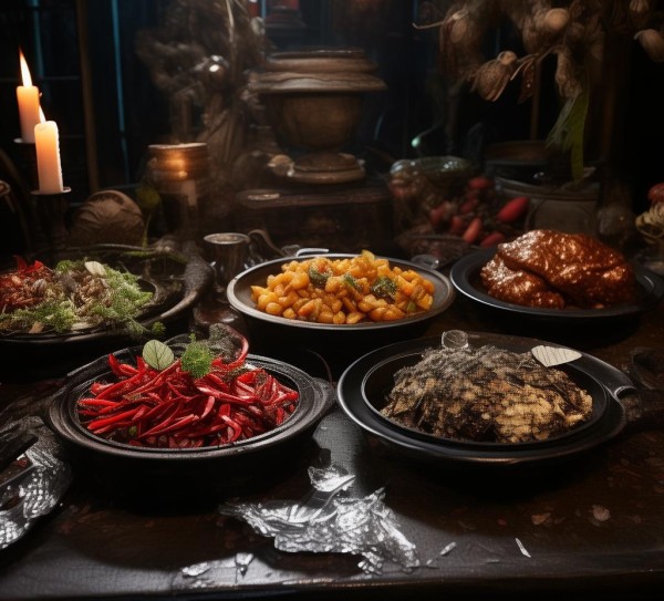 五毒食材探秘，揭秘五种神秘美食的独特风味,五毒食材探秘，揭秘五种神秘美食的独特风味,美食,餐饮食材,餐桌,第1张